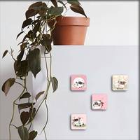Wooloo Cute Sheep Personalized Photo Fridge Magnets -Gift For Home Decor Valentine's Day Gift Photo Magnetic Sticker