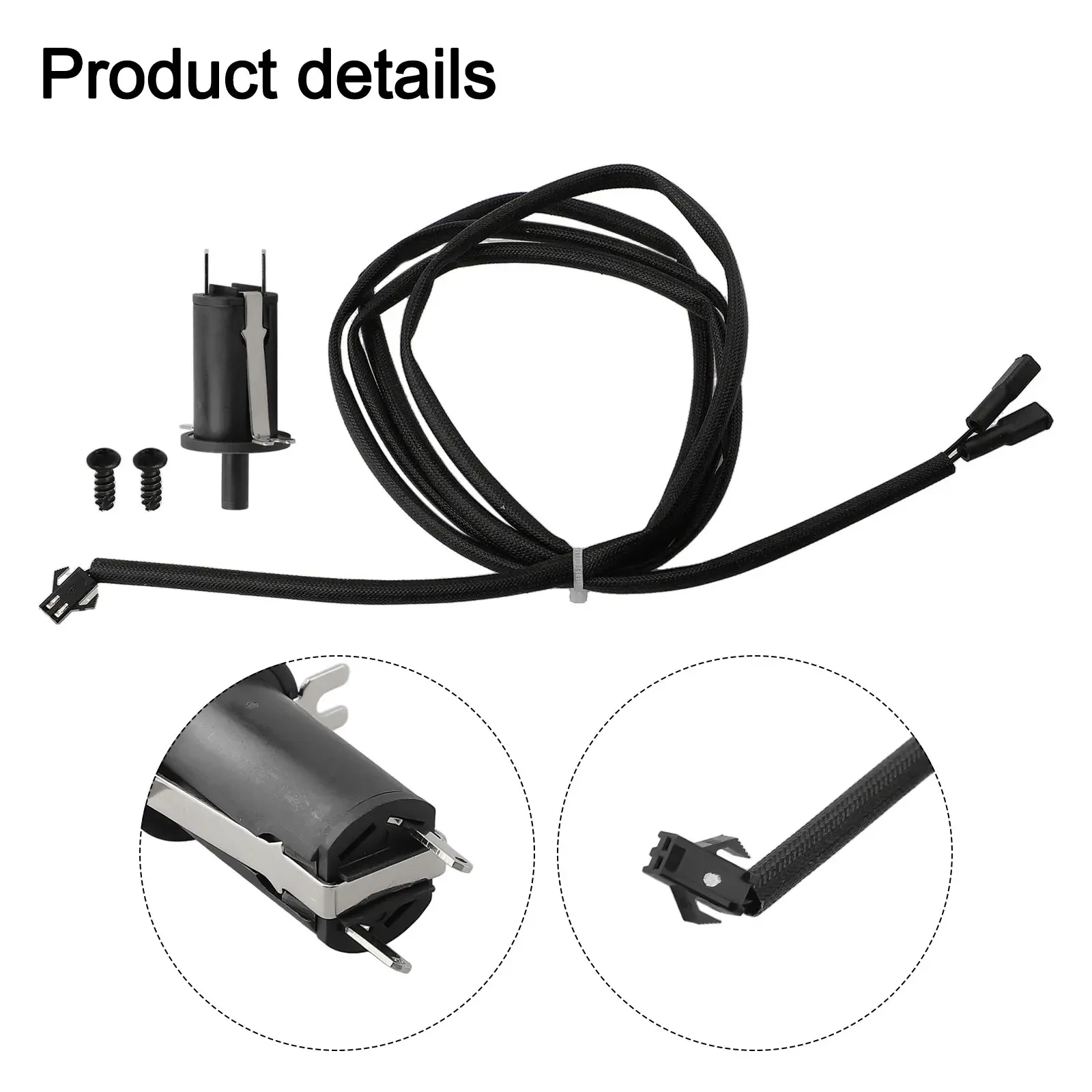 

Дверной переключатель, черный дверной переключатель, комплект бункера, комплект проводов, шайба, выставки, практичный, водонепроницаемый, устойчивый к падениям