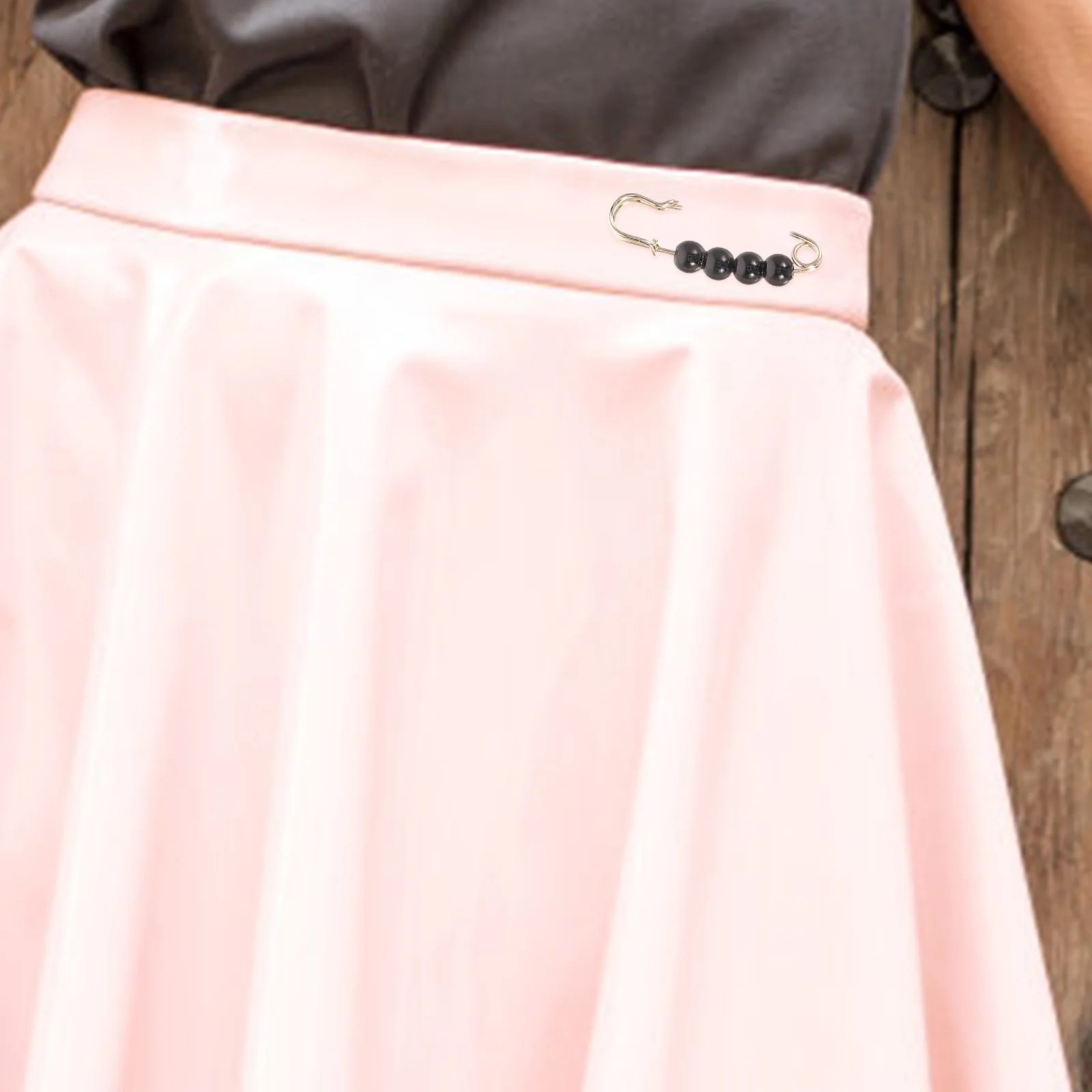 

10 Pcs Waist Cincher Pins for Adjusting Pants Skirts Anti Exposing Pearl Brooch Clip Decorative Shawl Pin Women Safeguard