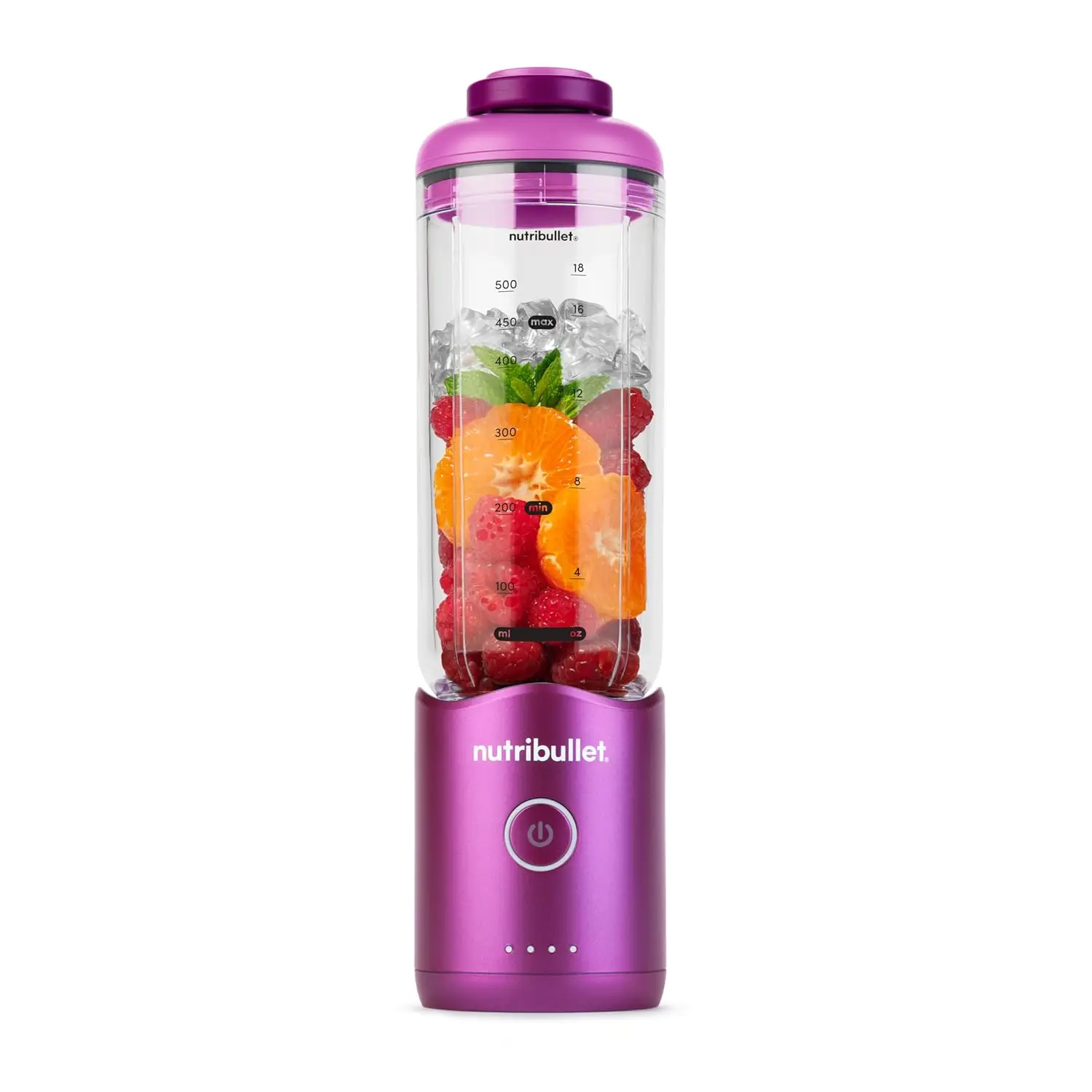 

Portable Blender, Orchid Purple, Compact & Lightweight, USB Rechargeable, 300ml, for Smoothies, Shakes