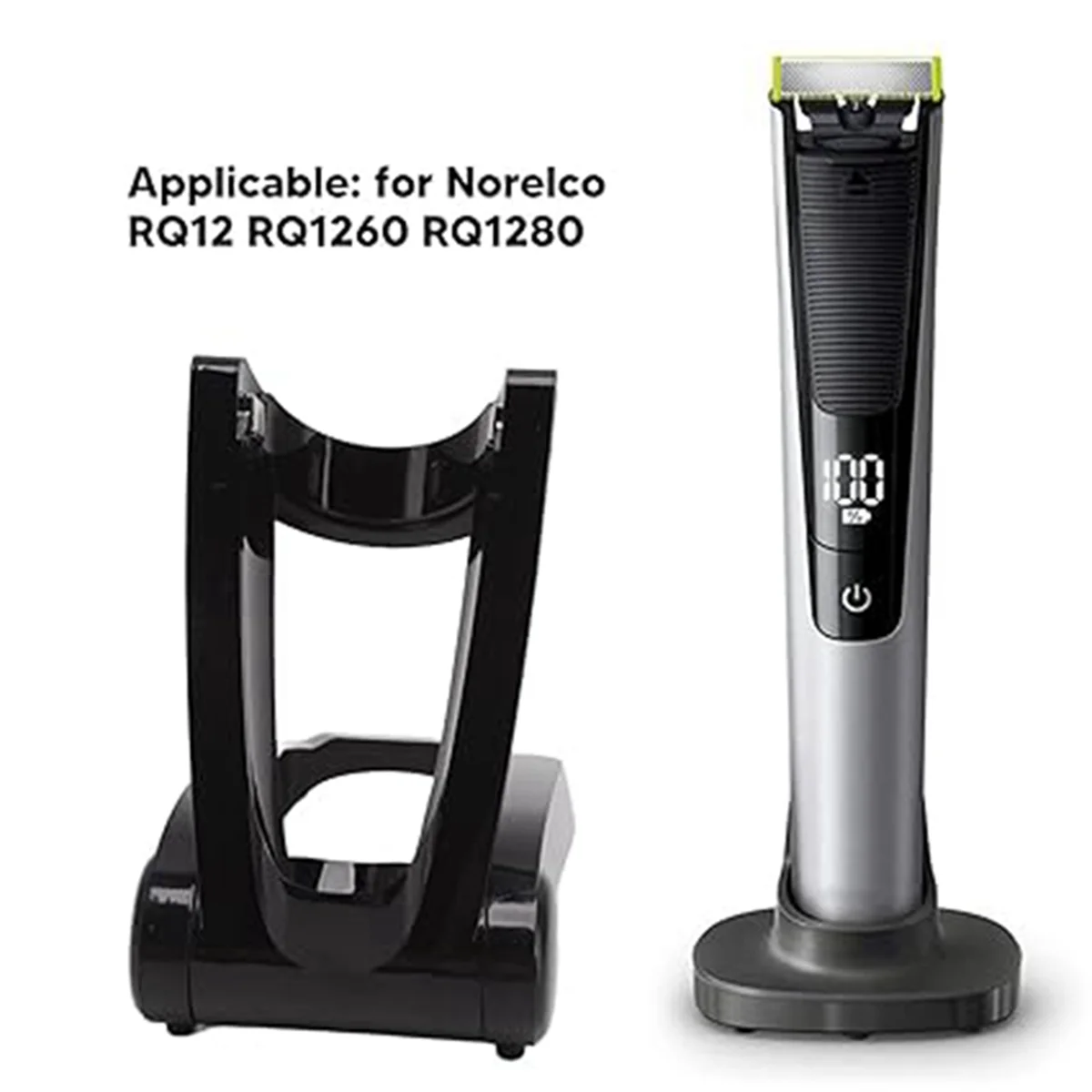 Suitable for Philips Shaver RQ12 Charger Base RQ1251/1250/1280/1260 Accessories Shaver Foldable Stand 1 Pack