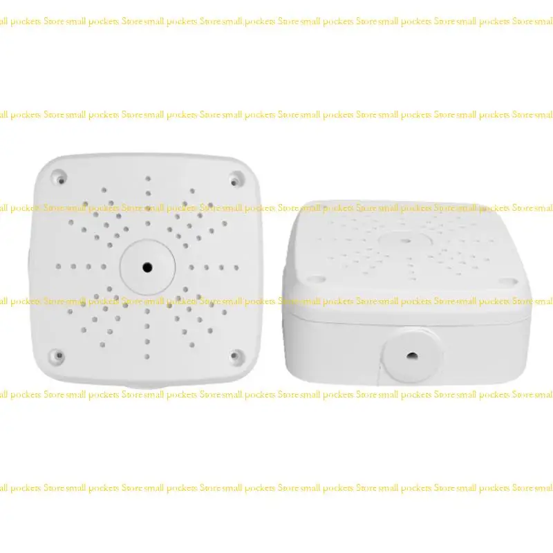 R1WD Square Plastic Junction Box with Invisible Wire Routing Impact Resistant Case for CCTV Mounts Enhances Aesthetic Durability
