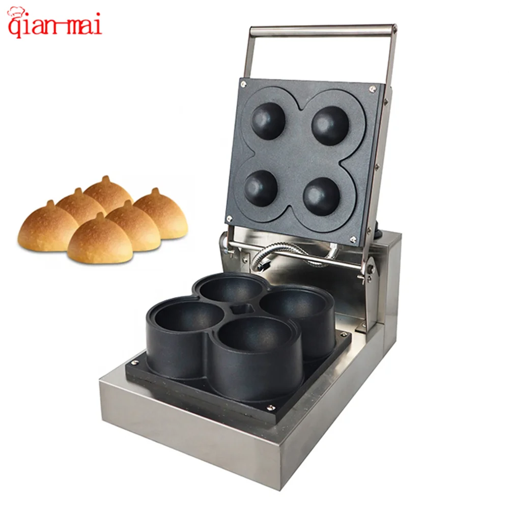 4 PCS Commercial Electric Stainless Steel Non-stick Women Boob Waffle Big Chest shape Waffle Baker Breast ELECTR WAFFL MAKER