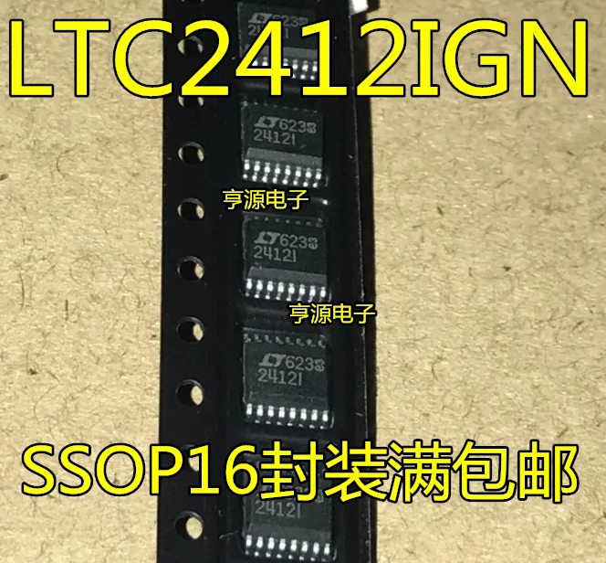 

5 шт. оригинальные новые LT2412I LTC2412IGN SSOP-16 2412I