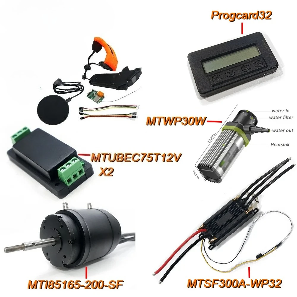300A Waterproof Controller Suit with 200kv85165 Motor IP68 Remote Control Suitable for Electric Surfboard