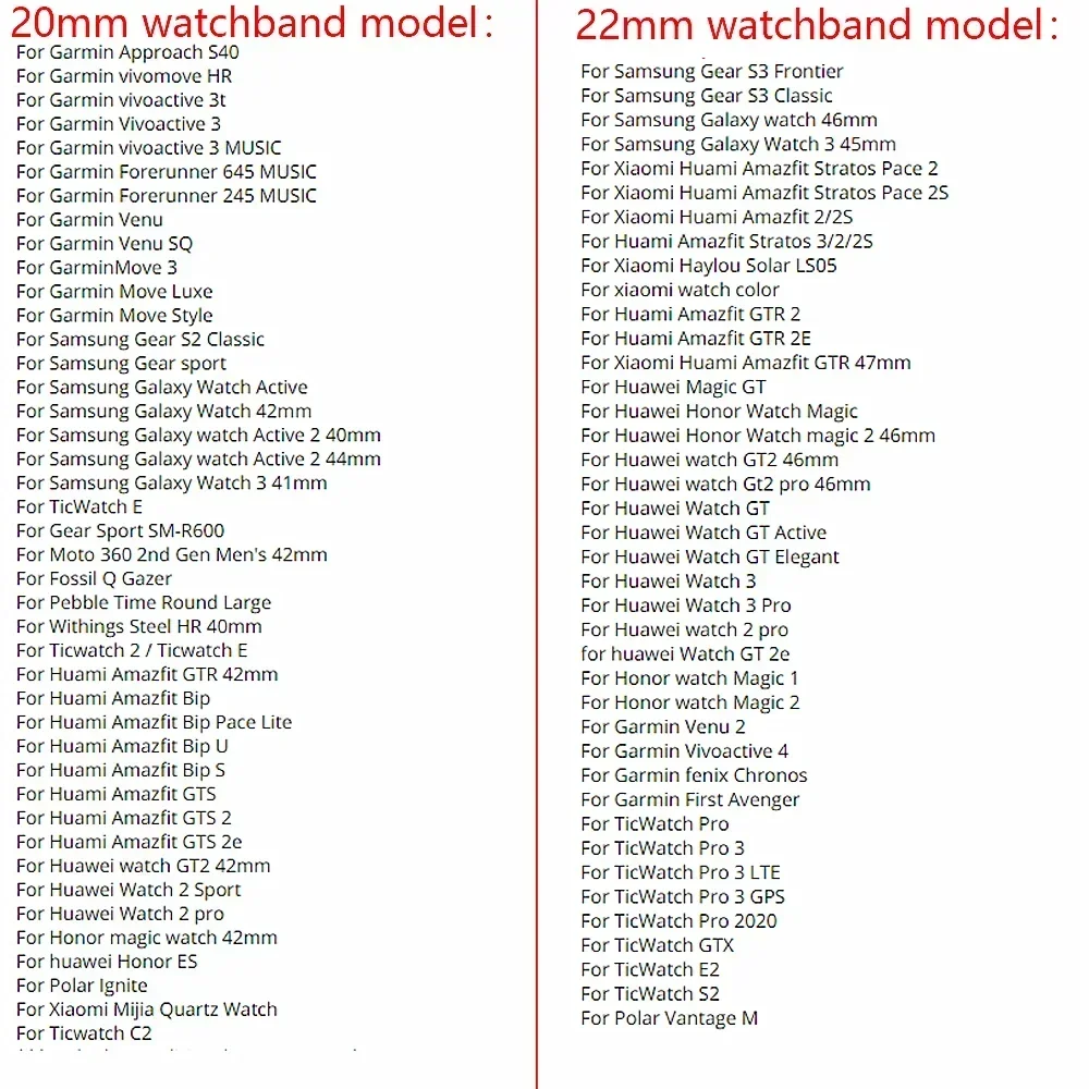 22mm Watch Strap For Huawei Watch gt 2/2e/3 pro Silicone Smartwatch Belt Bracelet Samsung Galaxy watch 3/45mm/46mm S3 Band