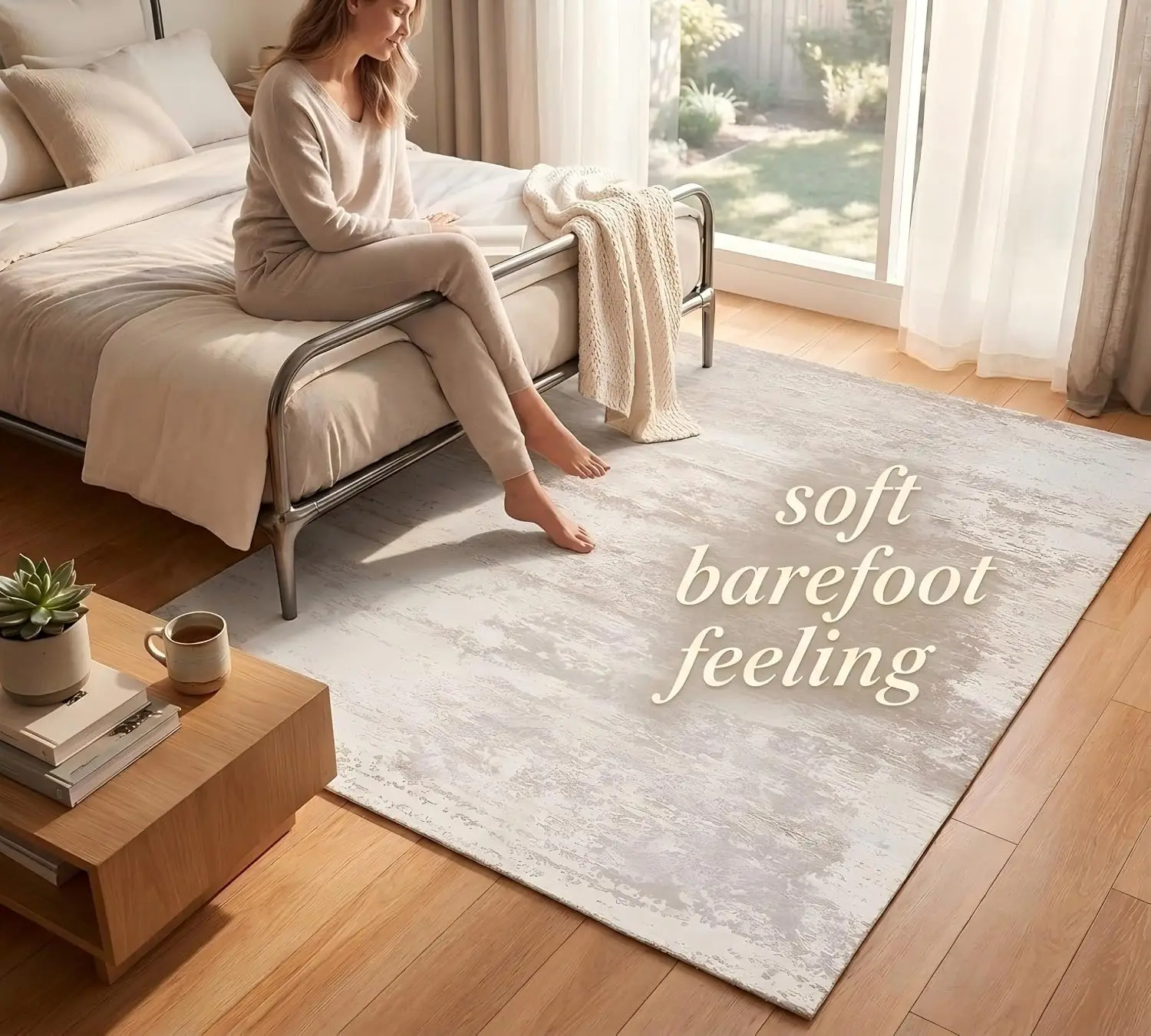 jxgzyy 5' x 7' Large Washable Area Rug 0.31