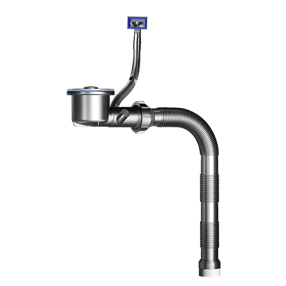 

Anti Odor Sink Drainage Pipe Anti Clogging Flexible Design Retractable Downspout Extension Set Easy Installation