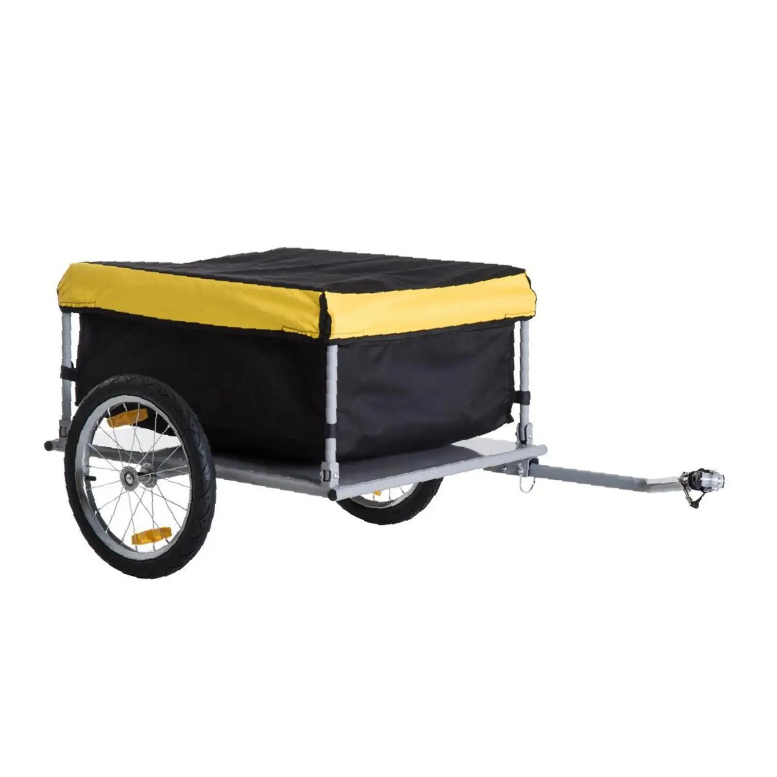 

Multi-color Utility Wagon Cart Steel Frame Heavy Duty Storage Trailer Removable Cover for Outdoor Gear