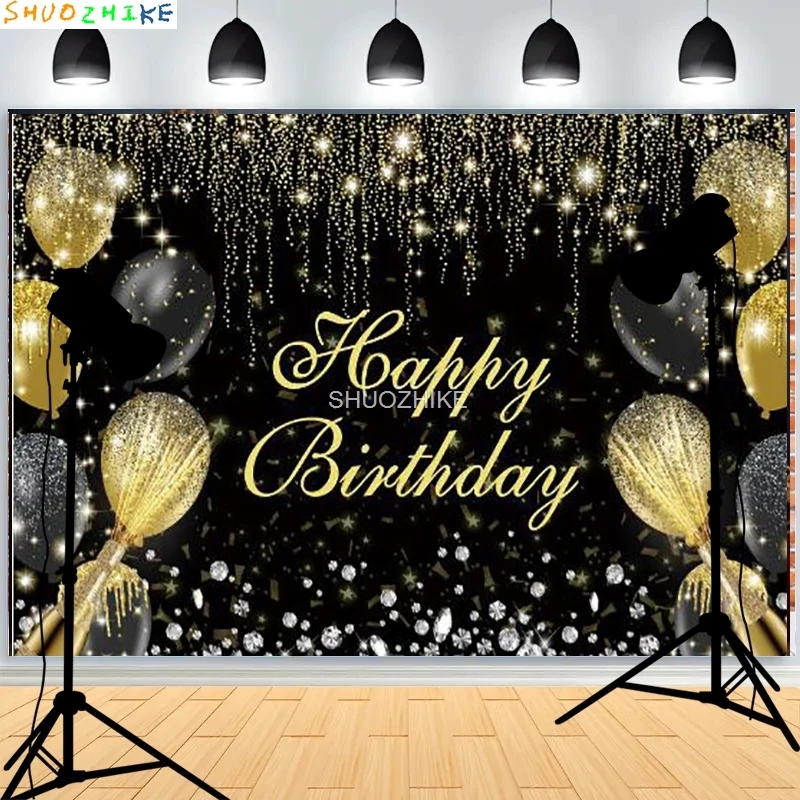 الذهب بريق زينة عيد ميلاد خلفية للتصوير الفوتوغرافي ديكور حفلة خلفية راية لالتقاط الصور استوديو الدعائم QQ-01