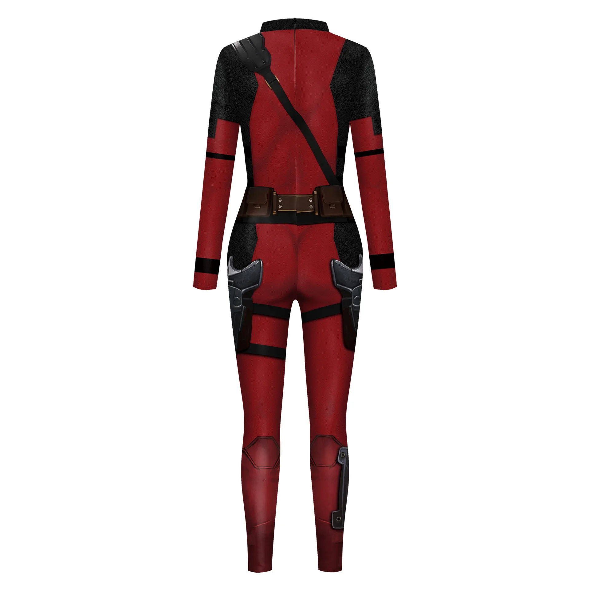 

Superhero Deadpool Women Jumpsuit Movie Superhero Wolverine Printed Halloween Zenti James Howlett Bodysuit Cosplay Costume
