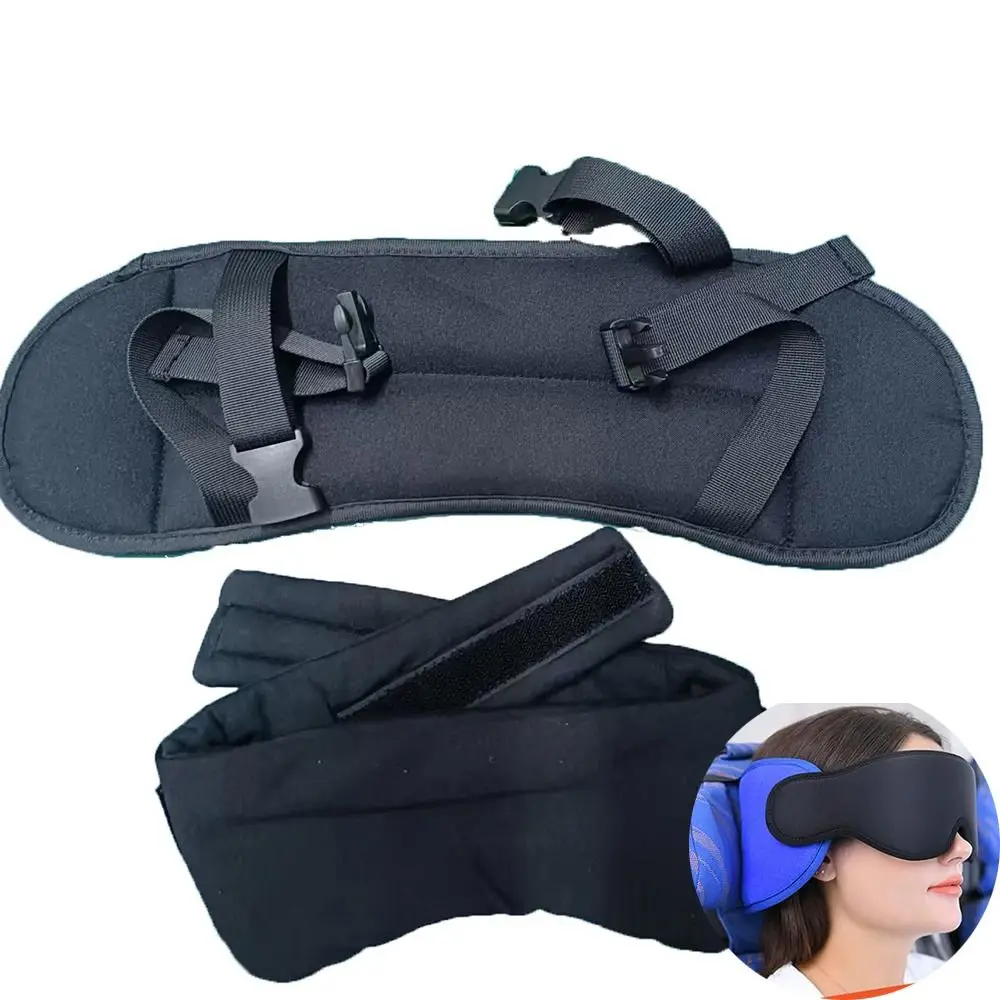 Новая 3D-контурная дорожная подушка, 100% затемняющая регулируемая крышка для глаз, удобная маска для сна с нулевым давлением для глаз, автомобильная дорожная поездка