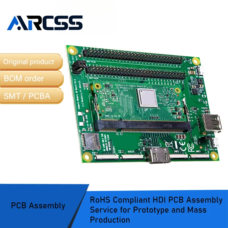 خدمة تجميع ثنائي الفينيل متعدد الكلور المتوافقة مع RoHS للنماذج الأولي والإنتاج الشامل