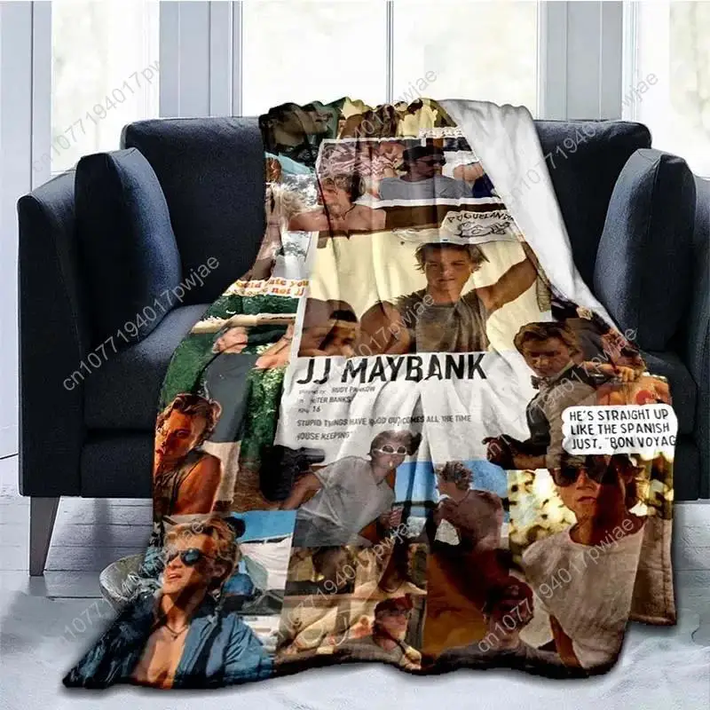 Rudy Pankow JJ Maybank Blanket Flannel Plush Blanket Soft Warm Movie Blanket Bedroom Living Room Sofa Custom blankets