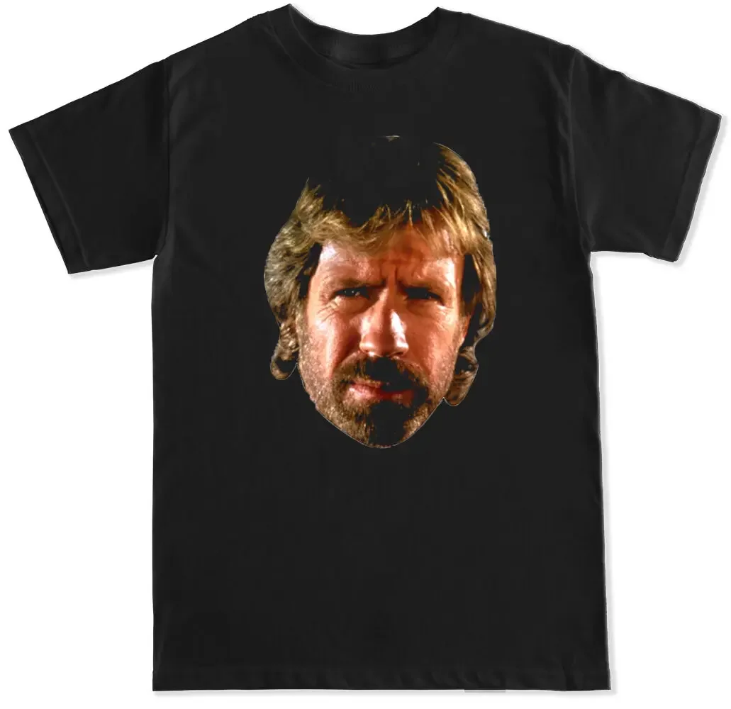 CHUCK FACE NORRIS MEME ACTION MOVIE FILM CLASSIC CULT LEGEND FUNNY HUMOR T SHIRT