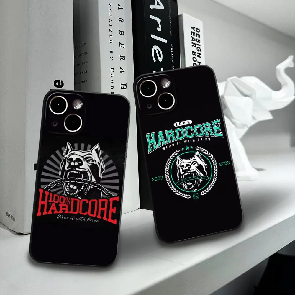 Bone Gabber 100 Hardcore Dog Phone Case FOR IPhone 15promax 14 11 12 Pro 8 7 15 Plus 13 Pro MAX XR XS MINI Black Soft Covers