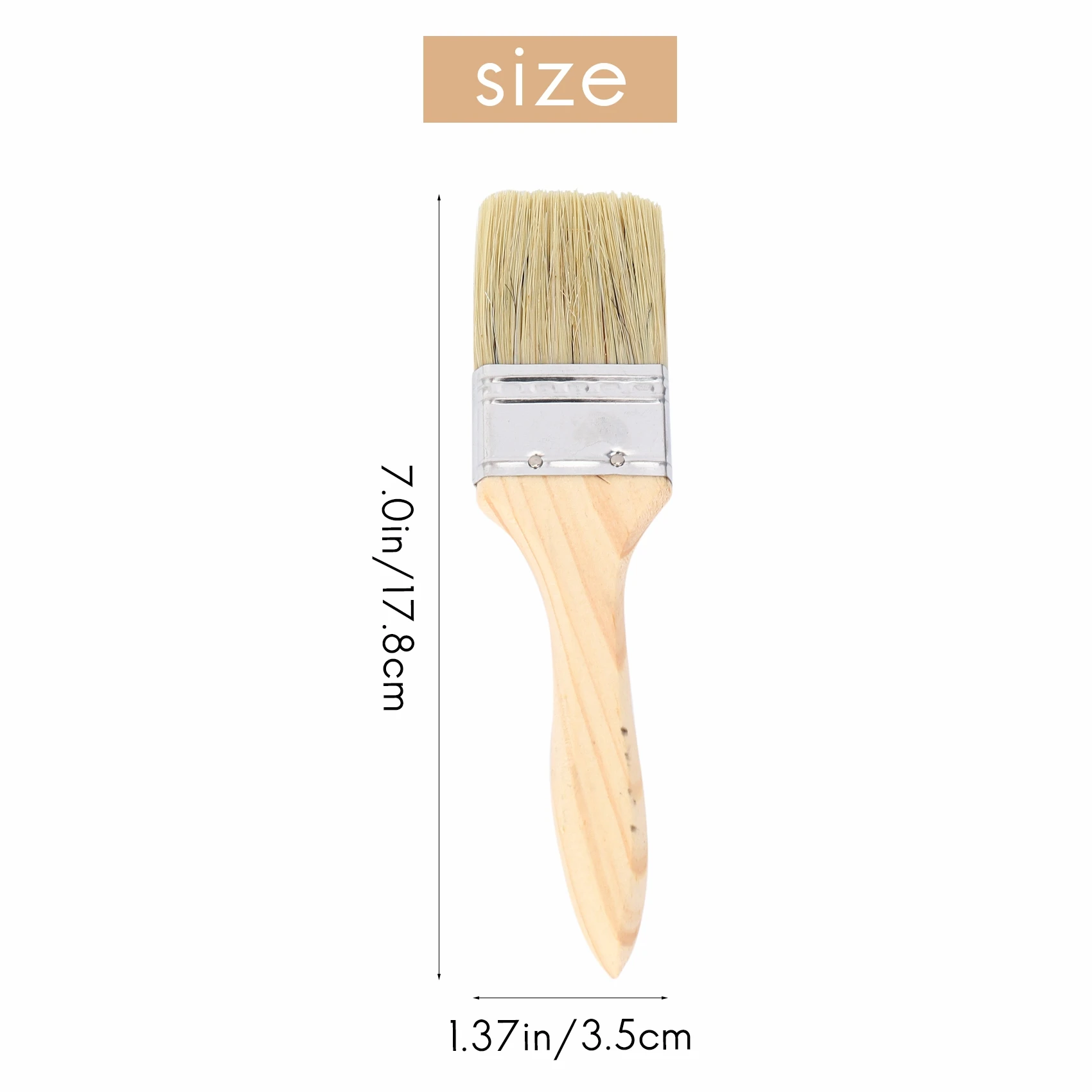 

ABYA 24 Pack of 1.5 Inch (35mm) Paint Brushes and Chip Paint Brushes for Paint Stains Varnishes Glues and