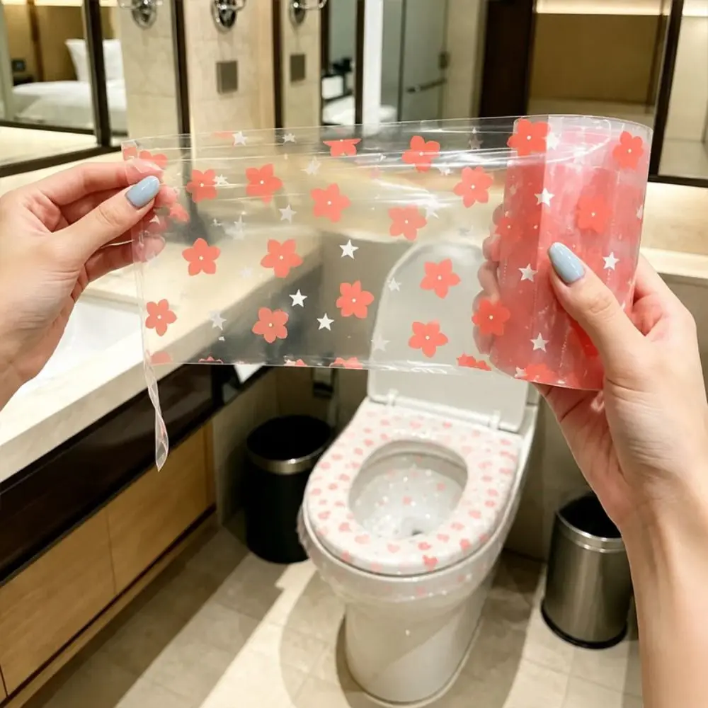 Waterproof Disposable Toilet Seat Covers Adhesive Lightweight Hygienic Toilet Seat Covers Disposable Foldable