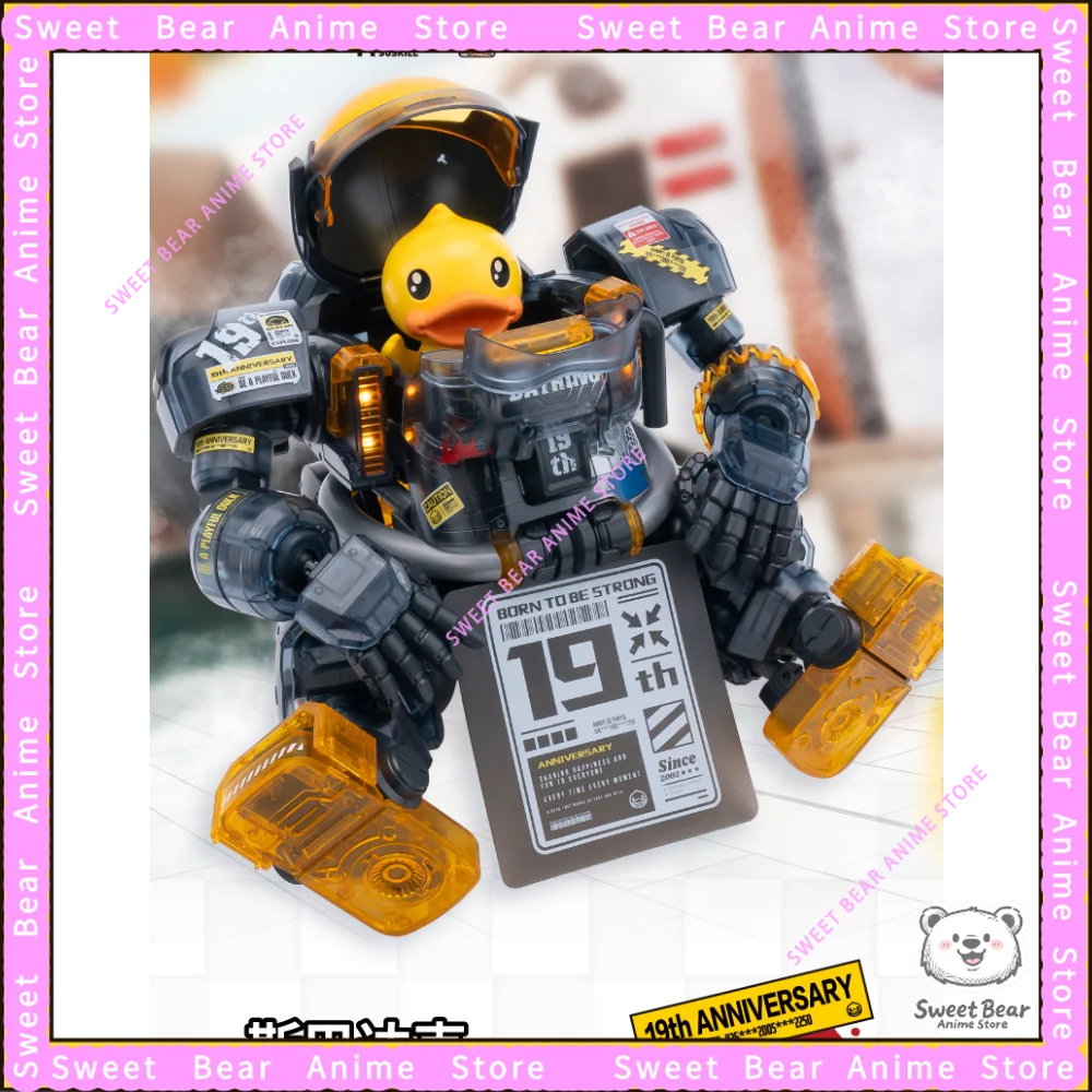 SOSKILL Spartacus Black Warrior Farbtransparentes Mecha Yellow Duck Kit 19th Anniversary Limited Actionfigur Anime Modellspielzeug