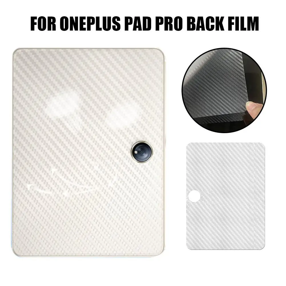 ฟิล์มป้องกันด้านหลังคอมพิวเตอร์แท็บเล็ตสำหรับ OnePlus Pad Pro, ทนทานต่อการสึกหรอกันฝุ่นสำหรับ OnePlus Pad Pro C6N5ป้องกันหน้าจอด้านหลัง