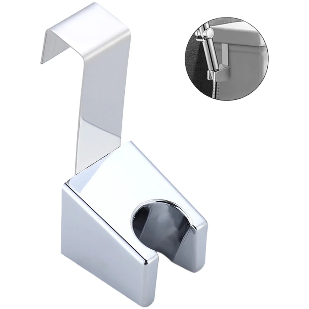 Bathroom Spray Holder No Drill Shower Holder Chrome Plated Finish Lightweight Sturdy Design For Daily Shower Use