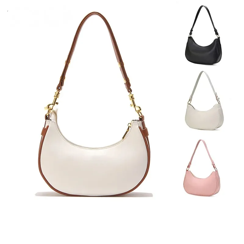 

Vintage Dumpling Underarm Bag For Women PU Leather Shoulder Bag