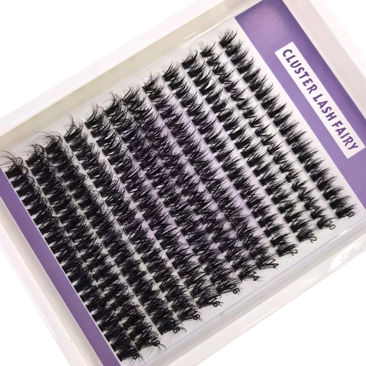 AMSDCN 60D-300D Fluffy Thick Soft Individual DIY 5D Clusters Eyelash Extension D Curl Natural Segmented Eyelash Makeup Tools