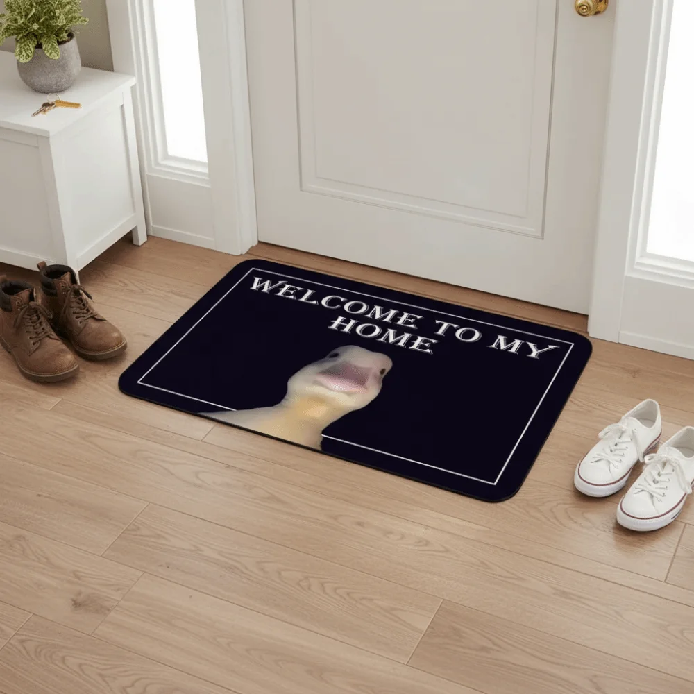 Creativity 40*60cm Beagle Floor Mat Non-slip Abrasion-resistant Bathroom Carpet Water-absorbing Durable Door Carpet Home Decor