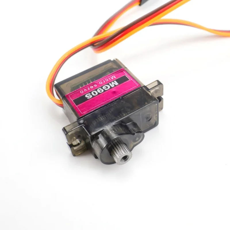 5/10 Uds MG90S 180 Metal Gear 9g Servo SG90 versión mejorada para RC helicóptero avión barco coche Trex 450 RC Robot-todo engranaje de Metal