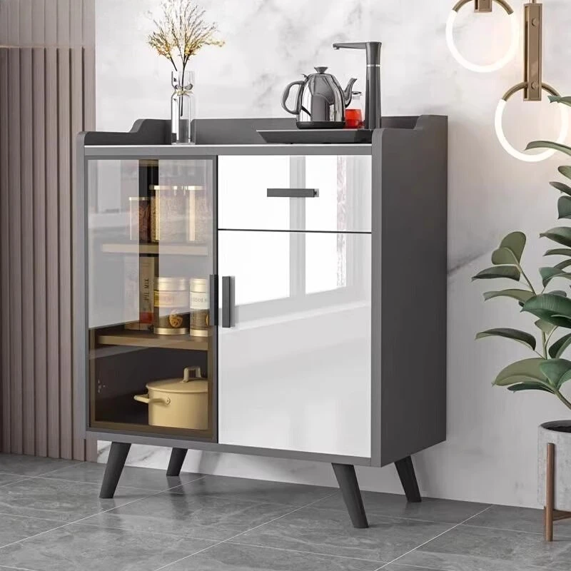 

Modern Simple Multifunctional Sideboard StorageSolid Wood Drawers Hardwearing Cupboard Sencillo Y Duradero Dining Room Furniture