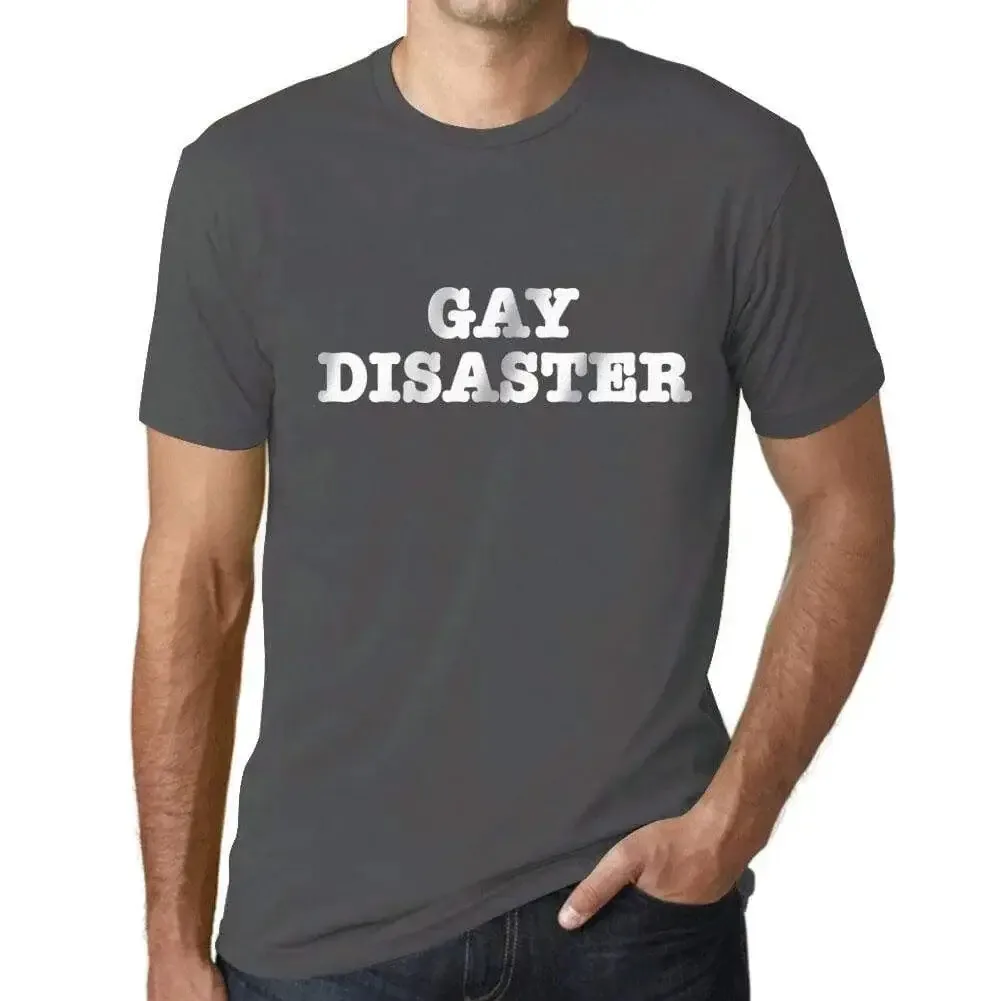 Men's Graphic TShirt Lgbt Gay Disaster EcoFriendly Limited Edition
