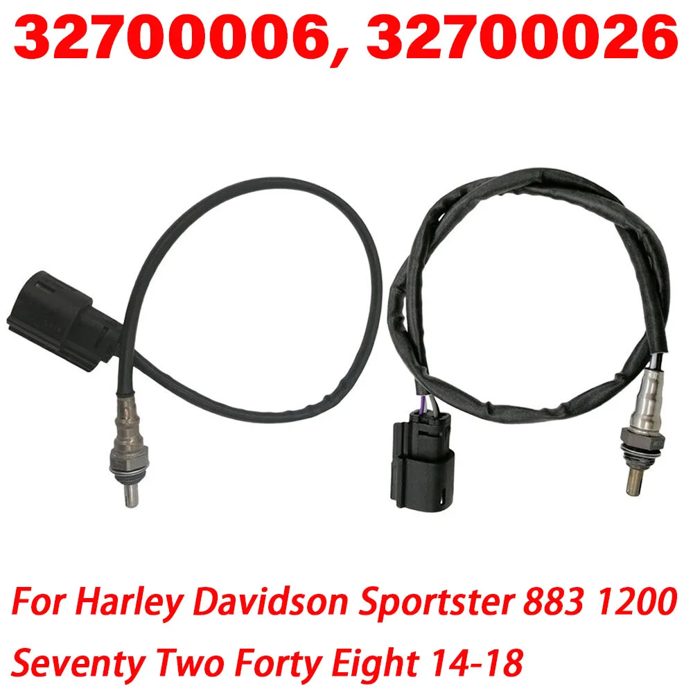 

Brand New 2PCS 32700006 32700026 Front & Rear Oxygen Sensor For Harley Davidson Sportster 883 1200 Seventy Two Forty Eight 14-18