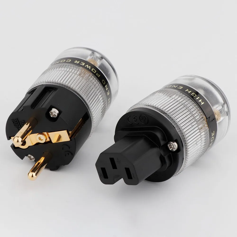 Hi end us/eu Wechselstrom stecker Netz stecker iec c15 Buchse Wechselstrom stecker für DIY Audio Stromkabel – Detail 10