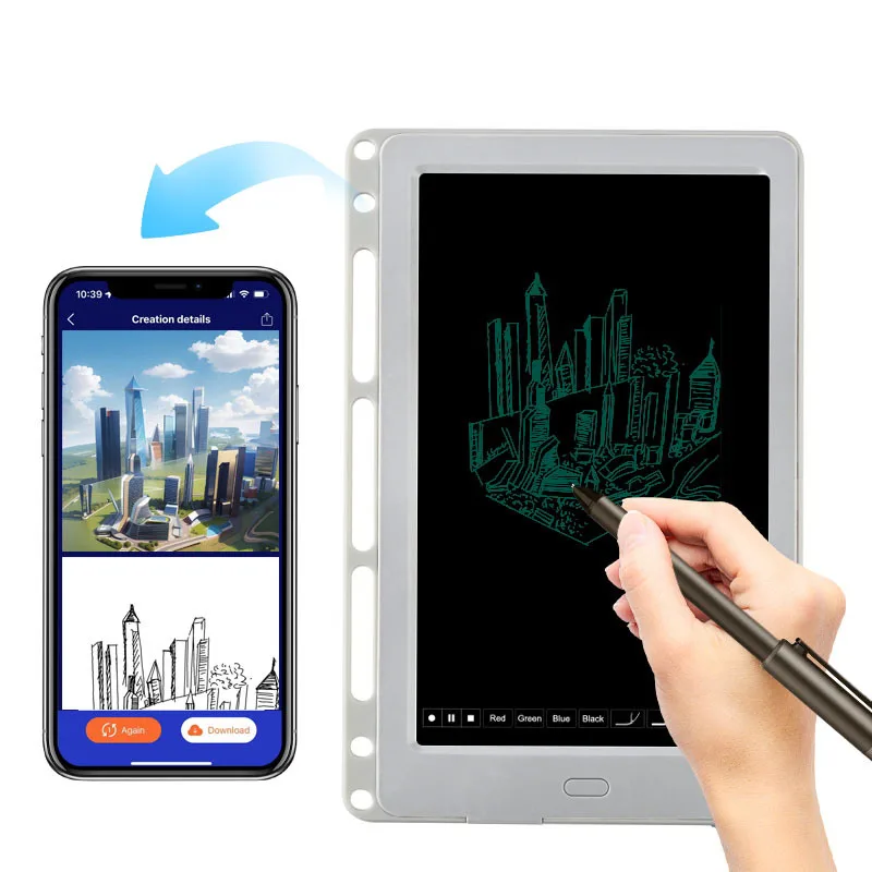 

Hot selling 8.5 inch Benmaishe smart APP handwriting tablet dropshipping Chinese and English electronic handwriting tablet