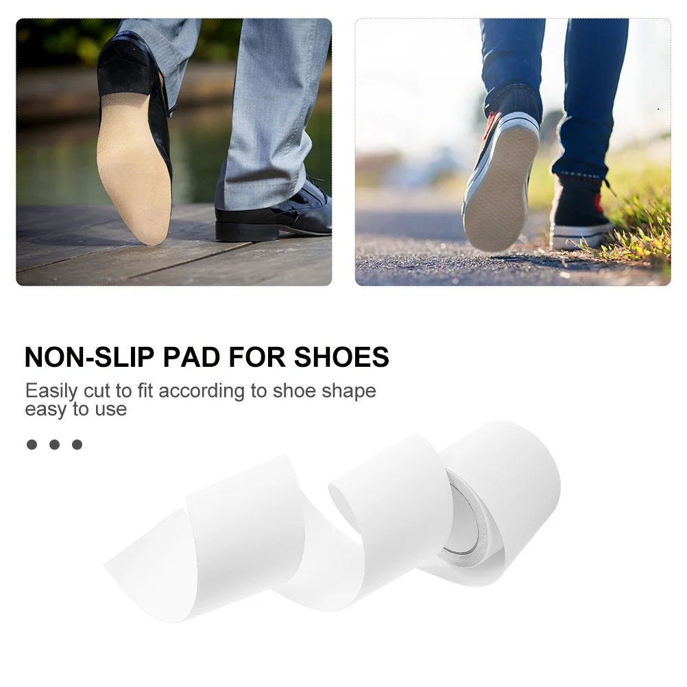 

1 Roll Non-Slip Shoes Sole Stickers Adhesive Protective Pads Anti-Skid Shoe Grips Shoes Supplies for Smooth Floor Walking Safety