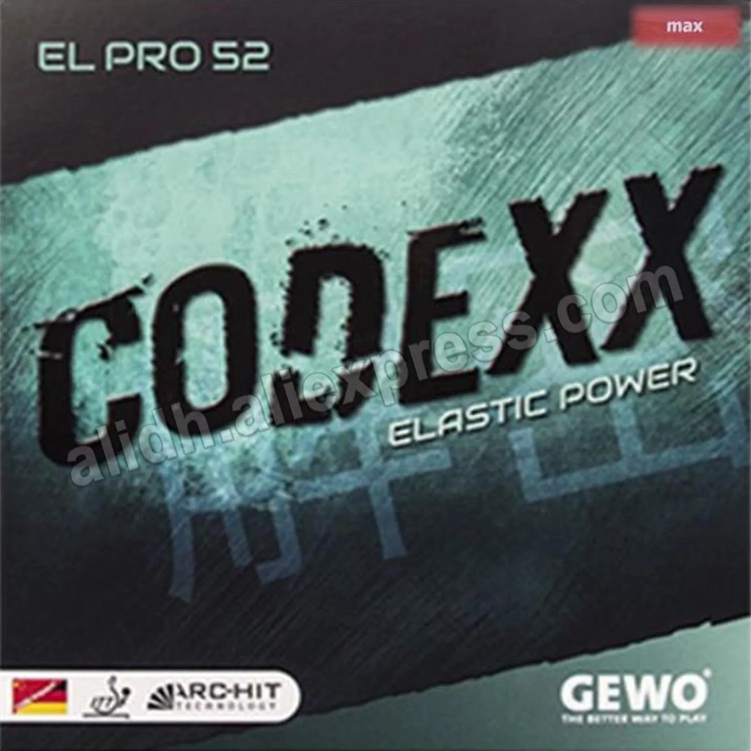 

GEWO CODEXX EF RPO 52 Table Tennis Rubber Original GEWO CODEXX Ping Pong Sponge