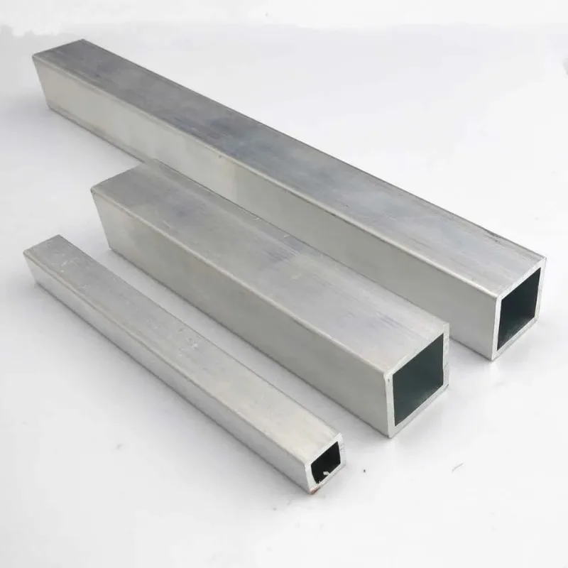 

6063 Square Metal Aluminium AL Tube Pipe 10x10mm 20x20mm Customized Length DIY Material for Model Part Accessories DIY Car Frame