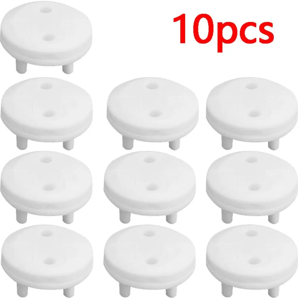

10 шт., новая белая крышка вилки, защита от поражения электрическим током, вращающаяся крышка розетки, защитная пленка, французская