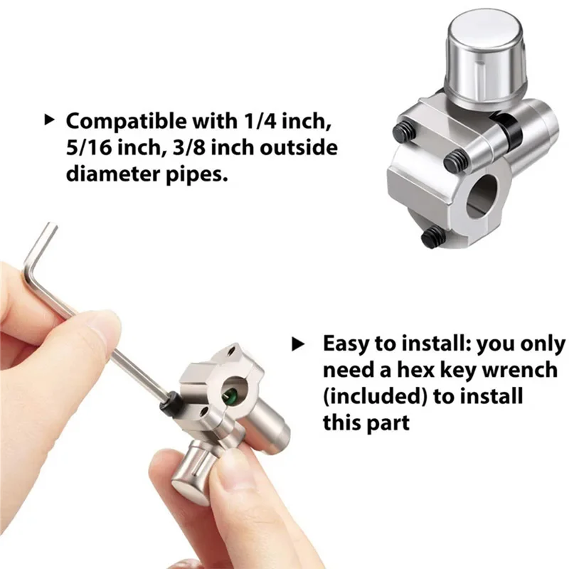 

BPV31 Hose Refrigerant Valve Piercing U-Type Piercing Tap Valve Kit Hose Refrigerant Tap With Gauge R134A