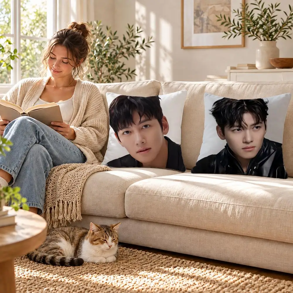 Actor Ji Chang Wook Cushion Cover Short Plush Pillowcase, Sofa Bedroom Home Decor, Ideal Holiday Gift