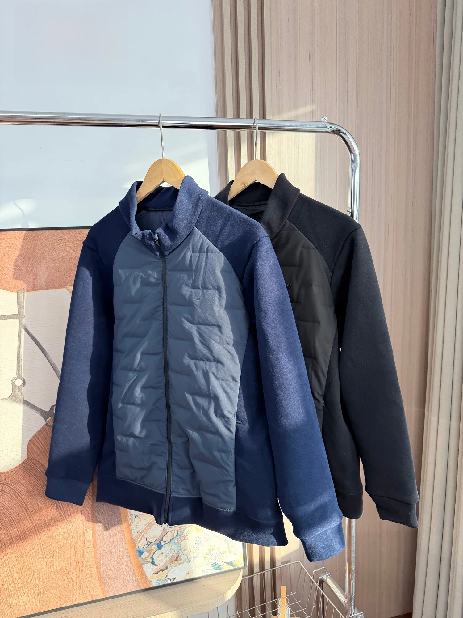 

Мужская уличная теплая парка белого цвета Du пуховая парка с воротником-стойкой для хранения тепла, зимняя куртка стандартной посадки Thiened