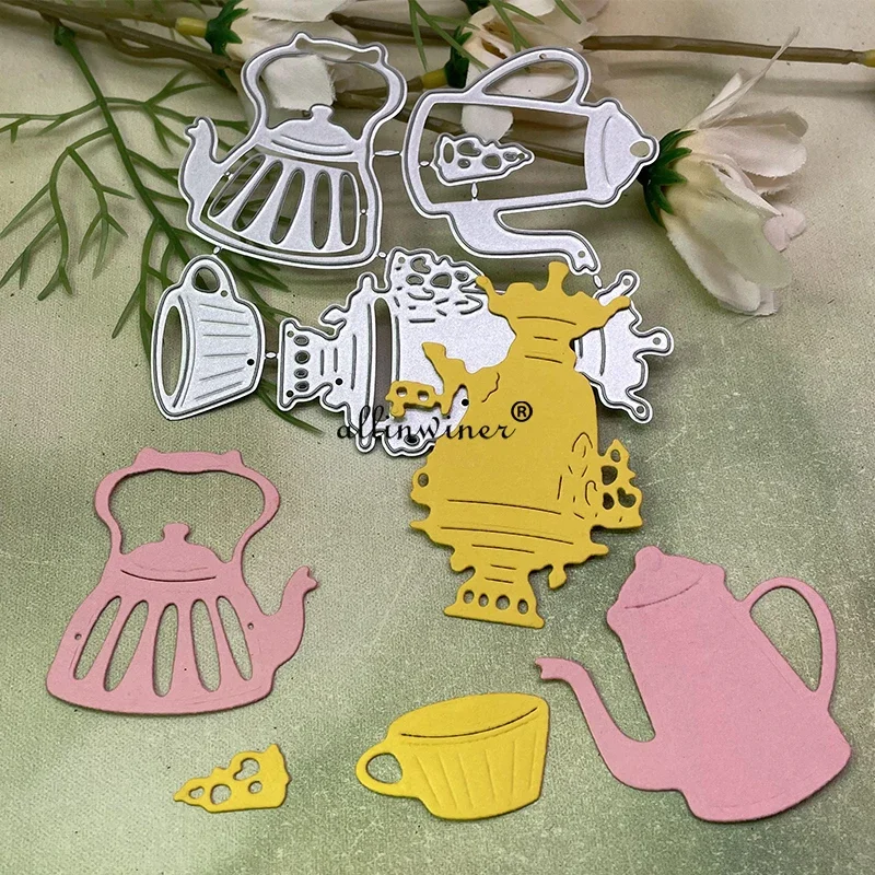 Kettle decoration Metal Cutting Dies Stencils For DIY Scrapbooking Decorative Embossing Handcraft Die Cutting Template