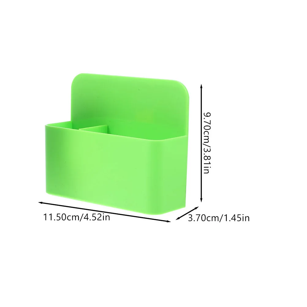 2pcs Magnetic Marker Holder Wear Resistant Solid Design Easy Attach To Metal Surface Store Pencils Pens Dry Erasers