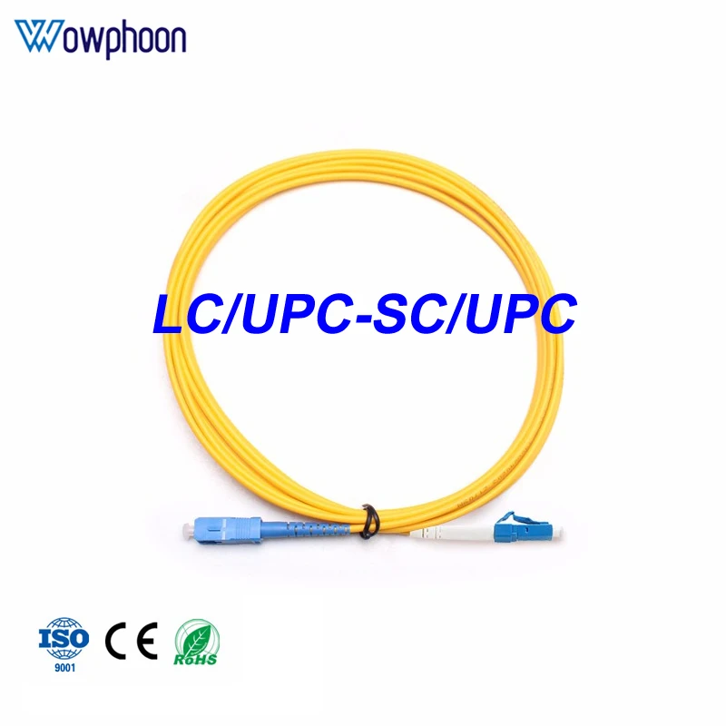 

Single-mode Fiber Optic Patch Cable, LC/UPC-SC/UPC, SM, 2.0mm, 9/125um, FTTH Optical Fiber Patch Cord, Jumper Customized