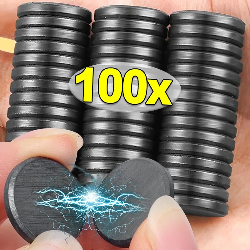 10/100x Round Disc Magnets Small Magnets for Refrigerator Button DIY Cup Office School Whiteboard Fridge Notice Boards Sticker