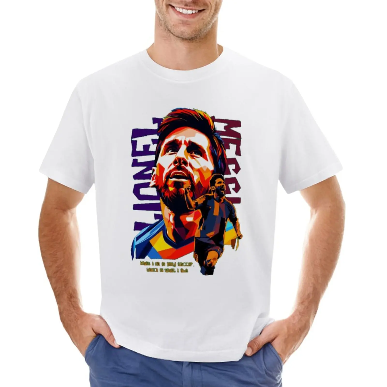 Leão e Andrés e Messi T-Shirt, Argentina No 10 Caricatura de CABRA, Gráfico Engraçado, Movimento Alta Qualidade Activi, No.10, CELEBRAÇÃO