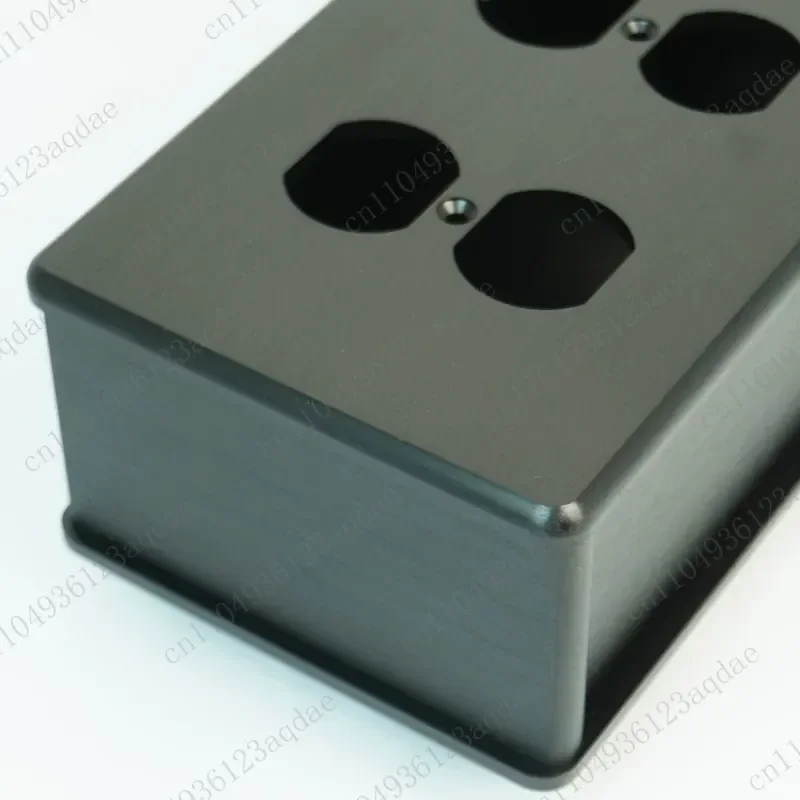 3206 Audiophile Audio Socket Shell 6-position American Standard Socket Aluminum Chassis, Power Filter Plug-in Board Shell