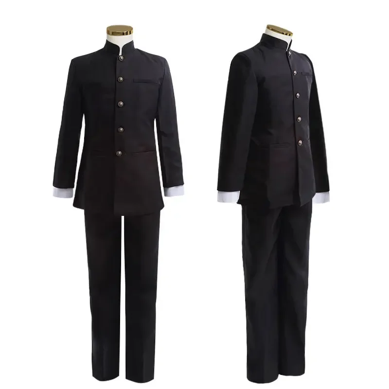 Cosplay Anime Mob Psycho 100 Mobu Saiko Hyaku Kageyama Shigeo Costume Black Gakuran Suits Top Pants For Halloween