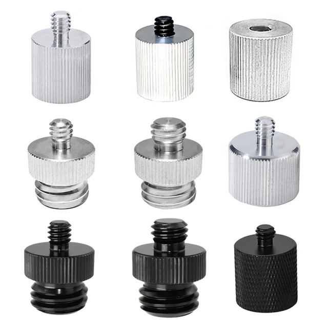Śruba konwersyjna 5/8-11 na 1/4 3/8 Adapter do poziomicy laserowej z podczerwienią Adapter gwintu statywu Głowica kulowa aparatu Akcesoria fotograficzne