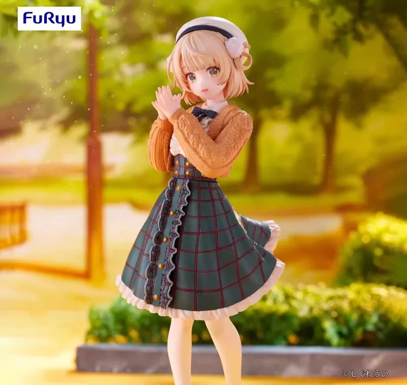 FuRyu حقيقية الثلاثي-Try-iT الشكل الظاهري YouTuber Shigure Ui أنيمي الشكل عمل لعب للأطفال هدية الكريسماس تحصيل نموذج